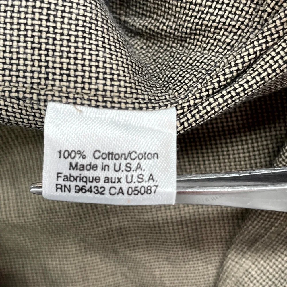 Kenneth Cole New York Dress Shirt Men 16 32/33 Tan Office Wear Preppy‎ Normcore